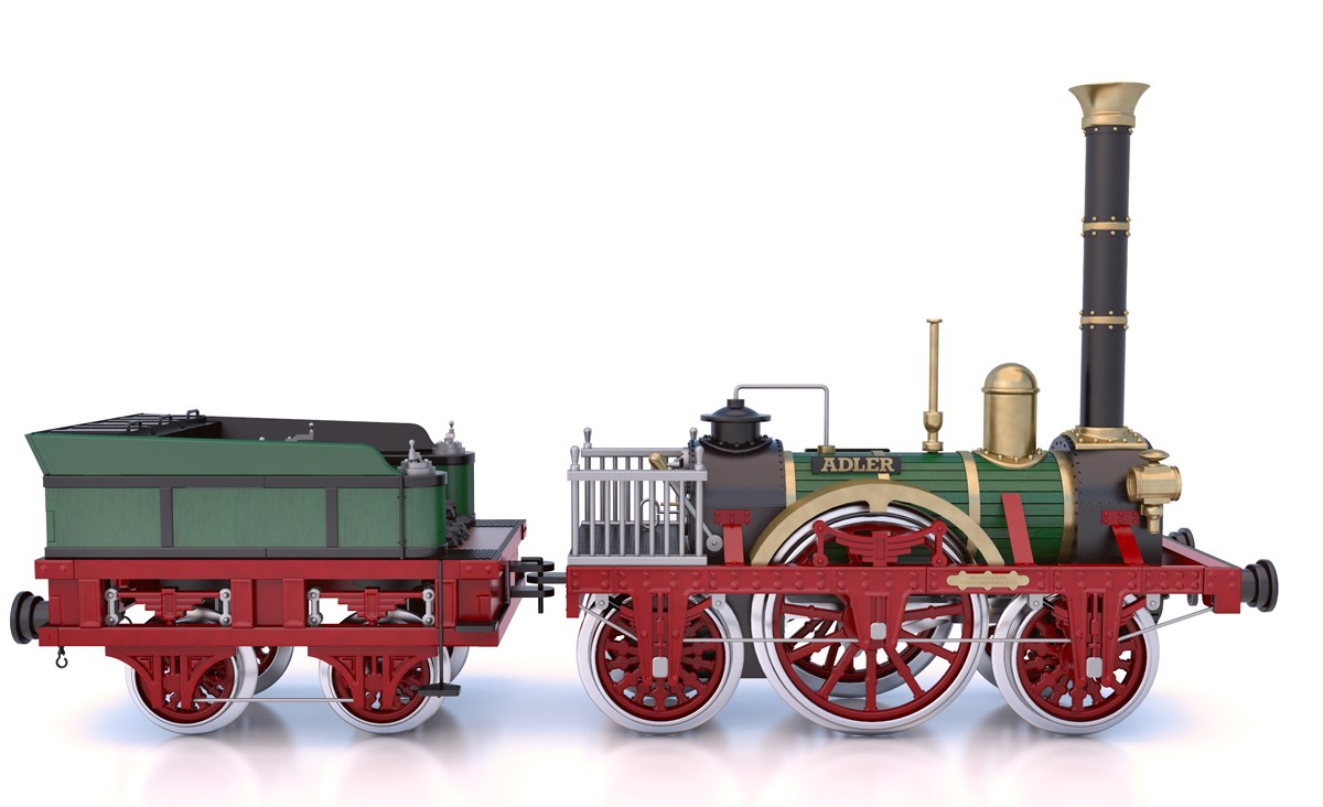 maquette locomotive adler